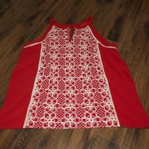 Embroidered Torrid Tank